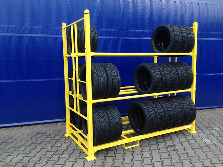 Foldaing Tyre Stillage Racking Hot Sell Tire Rack for Warehouse